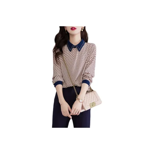 Still Quiet Shirt Women's Apricot Pink/Multicolor