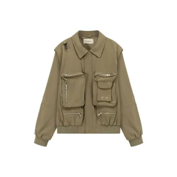 NO ONE ELSE Jacket Unisex Mustard Green
