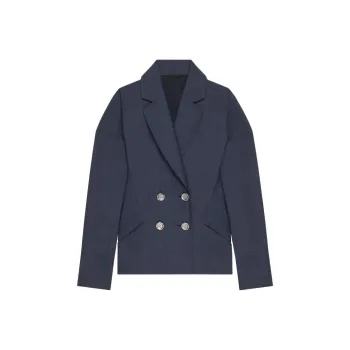 Givenchy Cuffed Jacket 'Denim Blue'