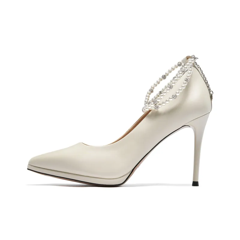 ST&SAT Princess On The Run Slim Heel High Heels 9.5cm Women's-14