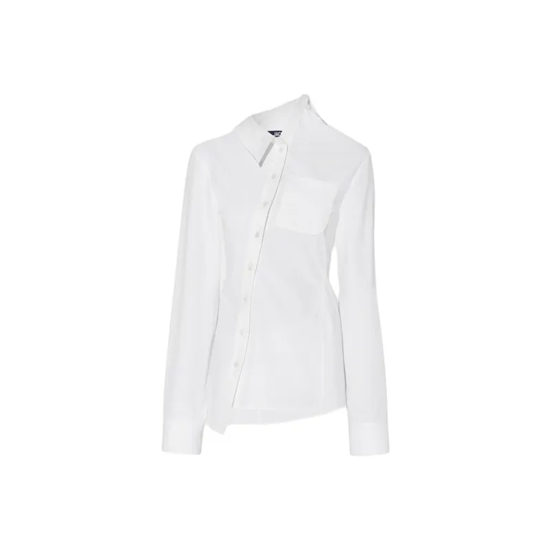 Jacquemus La Chemise Pablo Asymmetric Shirt-0
