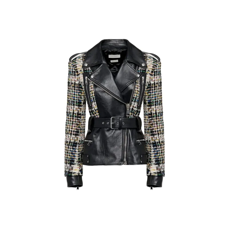 Alexander McQueen Hybrid Biker Jacket-0
