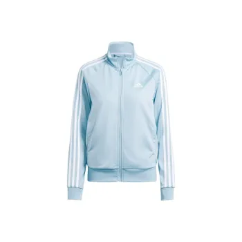 Adidas PRIMEGREEN ESSENTIALS WARM-UP SLIM 3-STRIPES TRACK JACKET Jackets Coats Women's Marvel Blue
