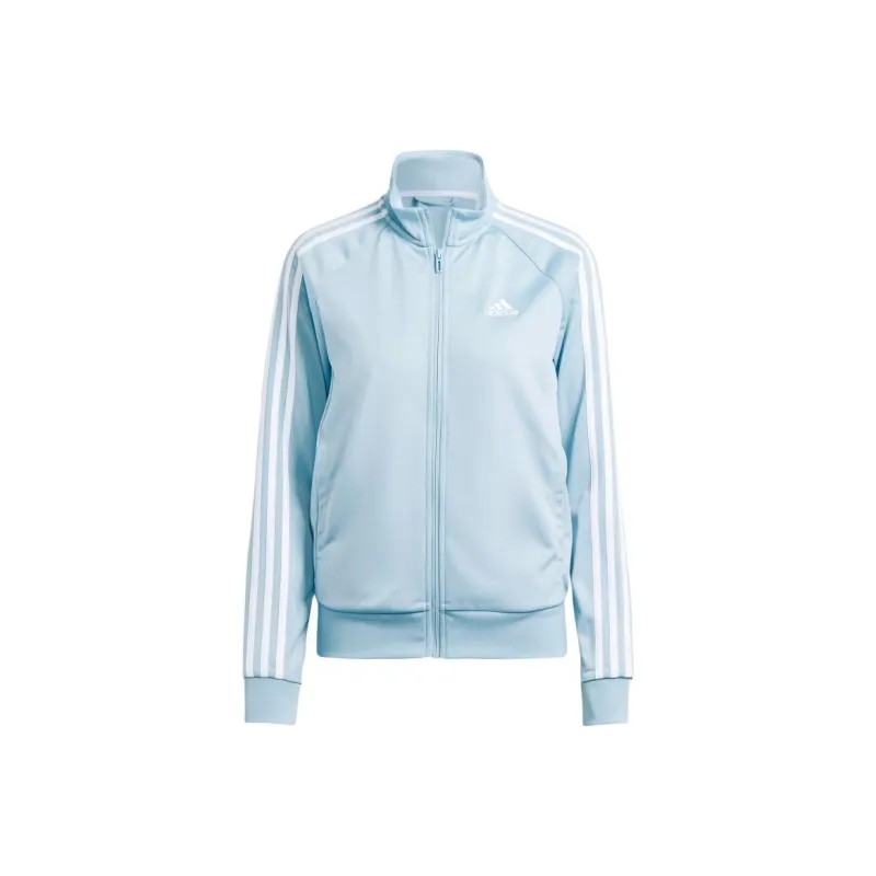 Adidas PRIMEGREEN ESSENTIALS WARM-UP SLIM 3-STRIPES TRACK JACKET Jackets Coats Women's Marvel Blue-0