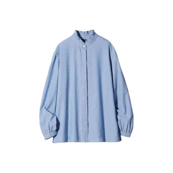 Ines De La Fressange X UNIQLO X Ines De La Fressange Shirts Women's Blue