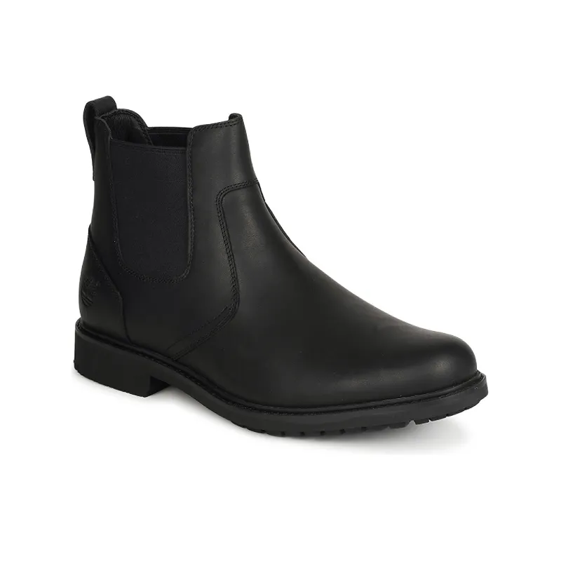 Timberland Stormbucks Ankle Length Chelsea Boots Men's Black-2