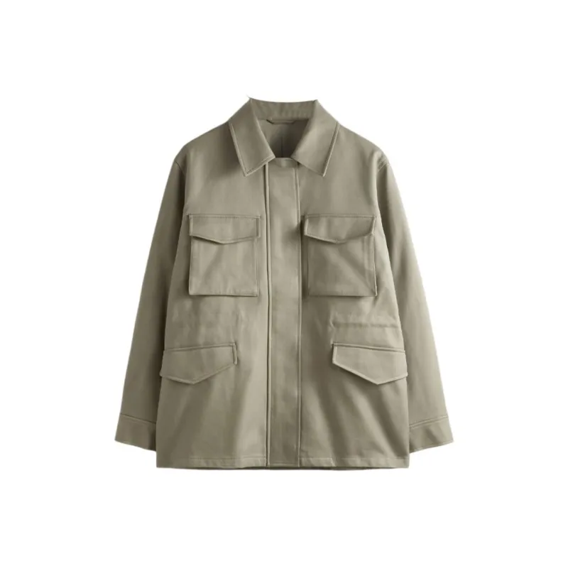 Other Stories Jackets Coats Women's Khaki-0