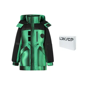 CHENPENG LDN Hooded Loose Fit Down Jacket Women's