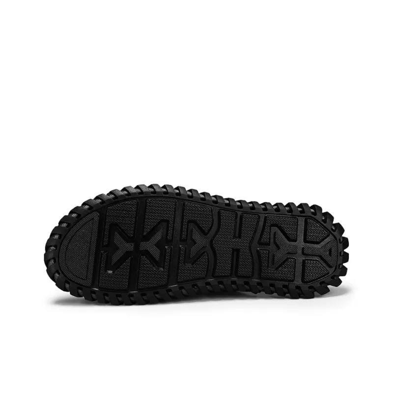 FUERZA Slip Resistant, Odor Resistant, Abrasion Resistant, Quick Dry, Antibacterial Cushioning Slide Slippers Men's-4