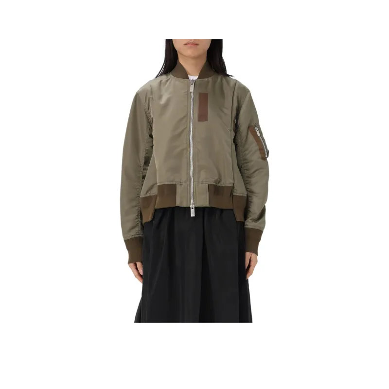 Sacai Zip Up Bomber Jacket-0