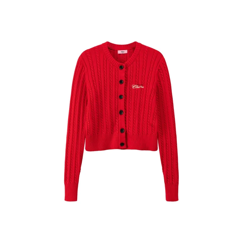 CHUU Knitwear Women's Vintage Red-0