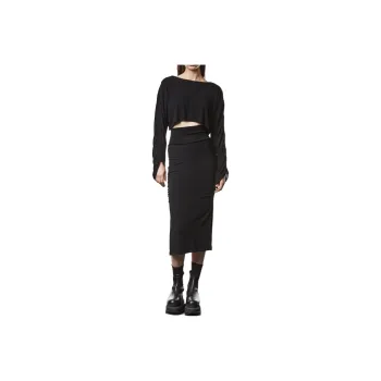 Thom Krom Ruched Crop Top