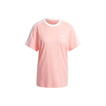 Adidas ESSENTIALS FW24 T-Shirt Women's Light Pink Fireworks/White