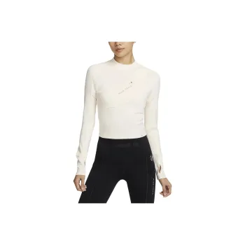 Nike Dri Fit T Shirt Women's Light Ivory White/Khaki