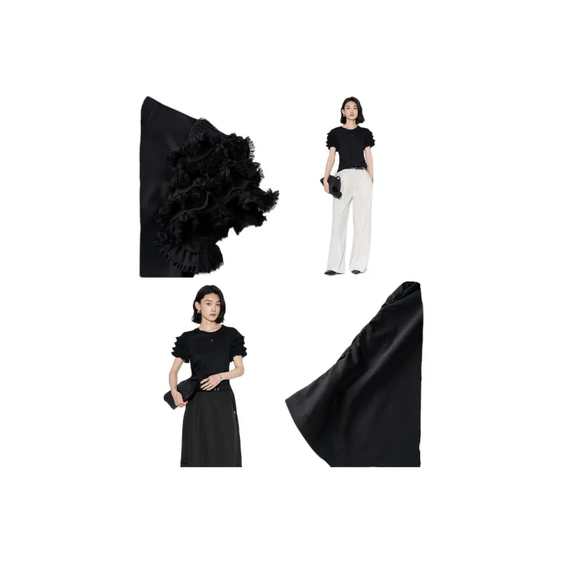 XG T Shirts Women's Black-1