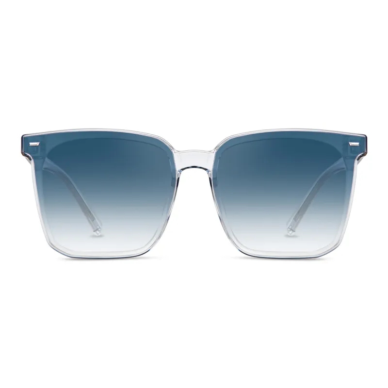 HORIEN TR90 Square Sunglasses Unisex-5
