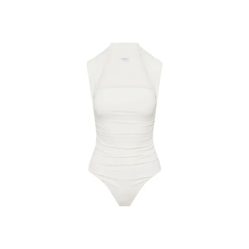 ARITZIA Aritzia Contour Flourish Bodysuit Bodysuits Women's Light Birch/Light Birch