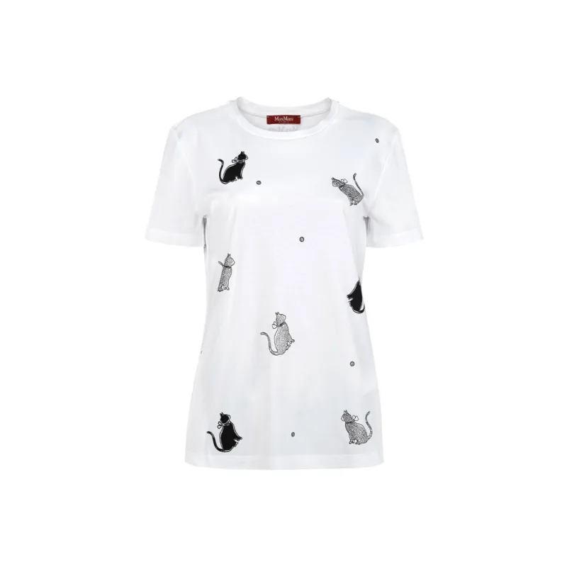 MaxMara Studio FW24 T Shirt Women's White-0