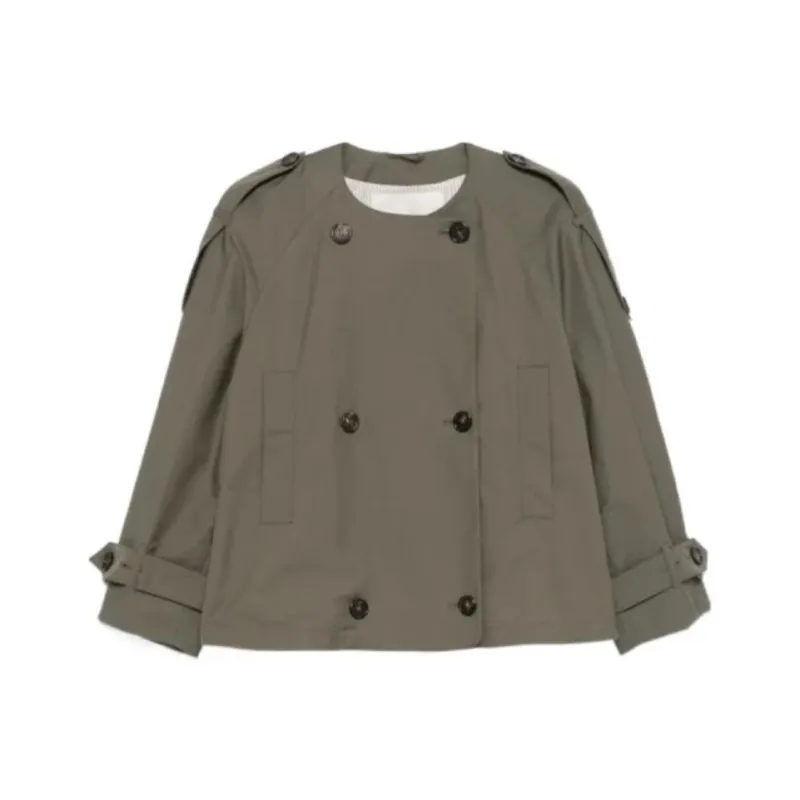 MaxMara Jackets & Coats Women's Olive Green-0