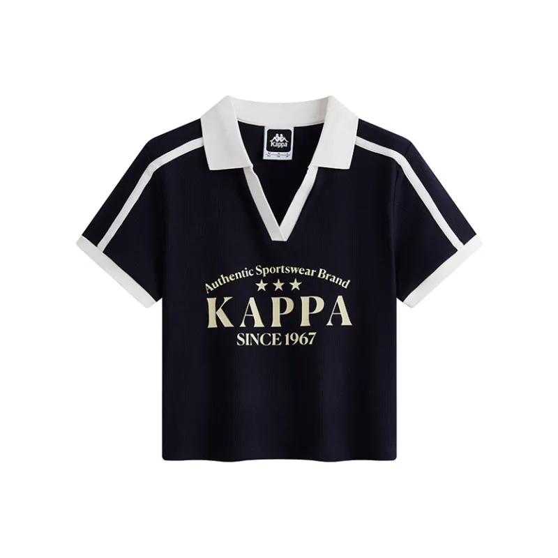 Kappa 1916 Series Polo Shirt Women's Midnight Blue-0