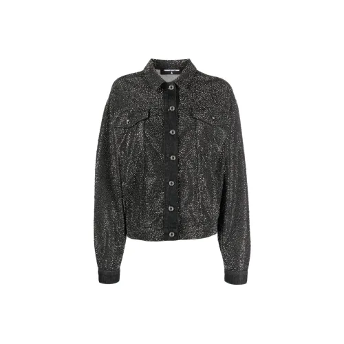 Patrizia Pepe Crystal embellished Denim Jacket
