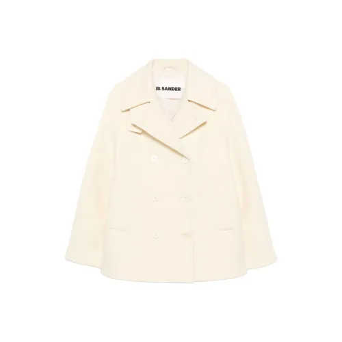 JIL SANDER Double Breasted Relaxed Fit Coat