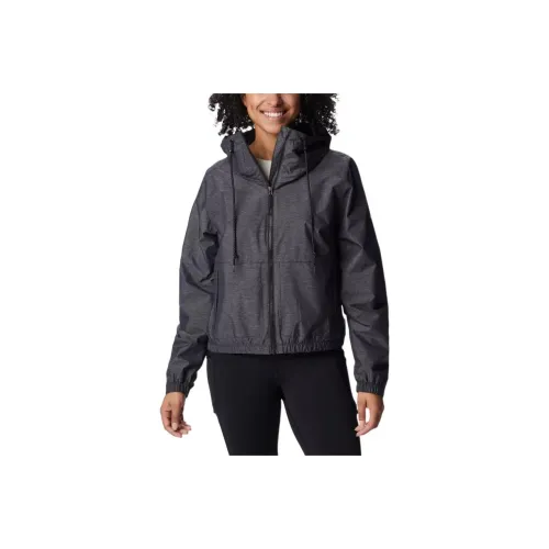 Columbia Women's Lillian Ridge™ Short Rain Jacket Jackets Coats Women's Black