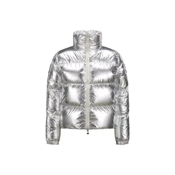 Moncler Metallic finish Padded Puff Jacket