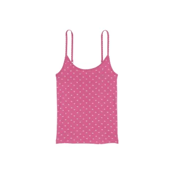 Victoria's Secret PINK Pretty Perfect Cami/Red Violet Cherry Print Camisole Women's Red Purple Cherry Print