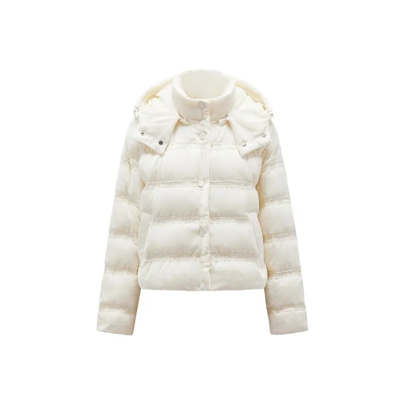 JZ Juzui FW23 Down Jacket Women's Ecru-0