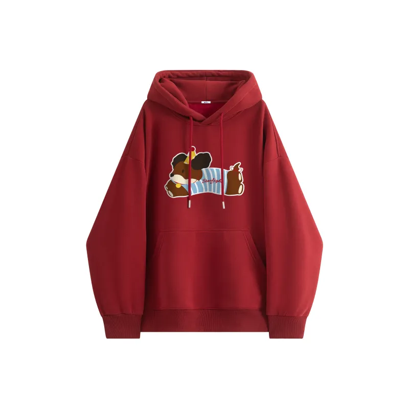 Warrior Riding The Wind Collection Huichao Sweatshirt Unisex Pink-14