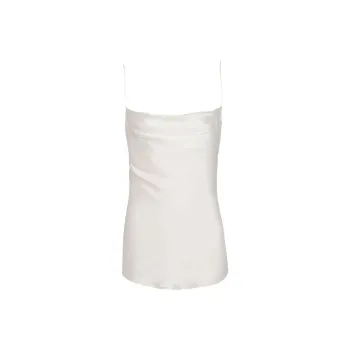 BALMAIN Draped Satin Top