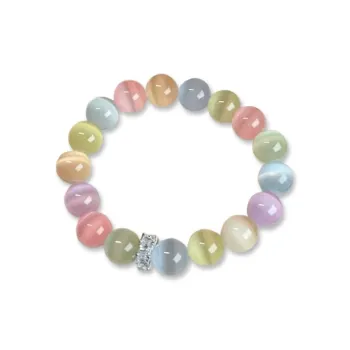 LuluCanaan Glass Cat Eye Bracelets Women's