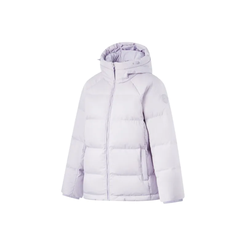 LiNing Fitness Series Down Jacket Women's Sea Salt Purple-0