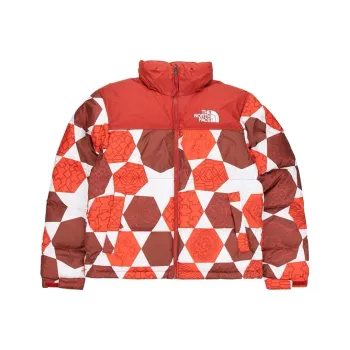THE NORTH FACE 1996 Retro Nuptse Ic Geo Print Jacket Fiery Red