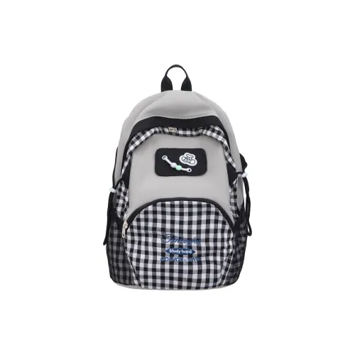 URBAN FOREST Nylon Backpack Unisex Pink/Gray/Khaki/Green