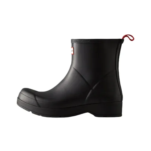 Slip Play Ankle Boots Men Black