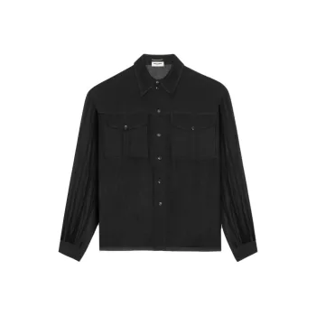 SAINT LAURENT Buttoned Long-Sleeved Shirt