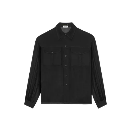 SAINT LAURENT Buttoned Long-Sleeved Shirt