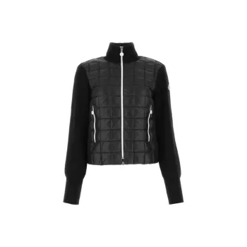 Moncler Zip-Up Long-Sleeved Cardigan