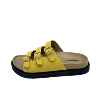 Shougu Rubber Sole Quiet Slide Slippers Women's