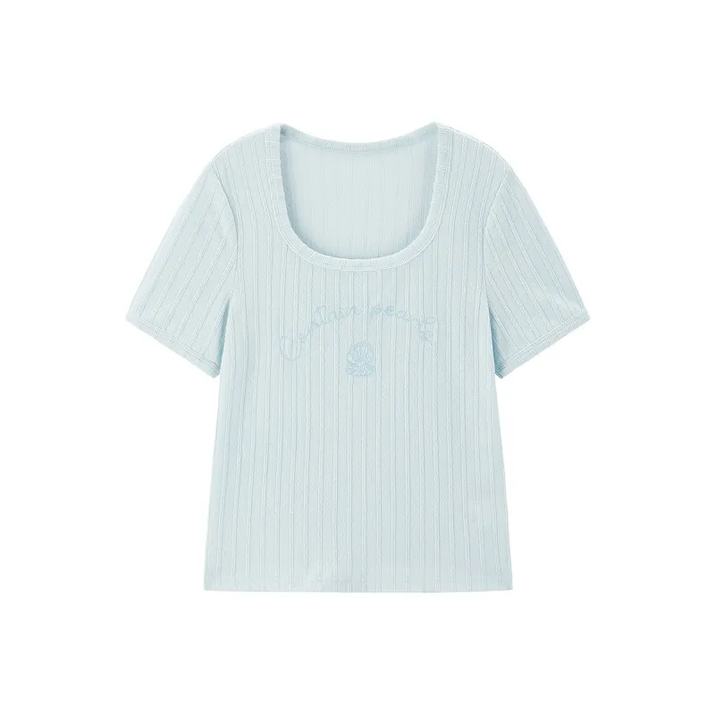 LEDIN T Shirt Women's Melt Ice Blue-0