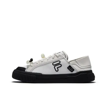FILA FUSION Wallride Low Top Skateboard Shoes Women's Black White