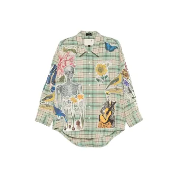 R13 SS25 Shirt Women's Light Green