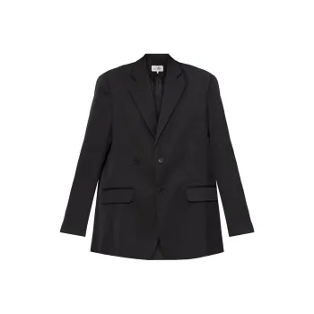 MM6 Maison Margiela Double Breasted Tailored Blazer