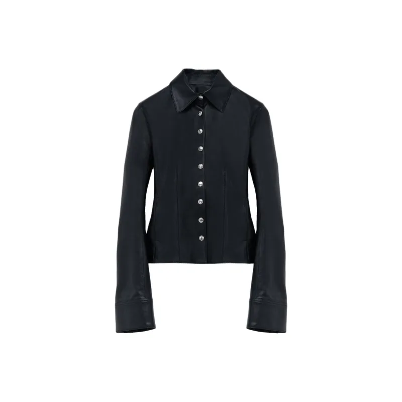 McQ Alexander McQueen Leather Shirt-0