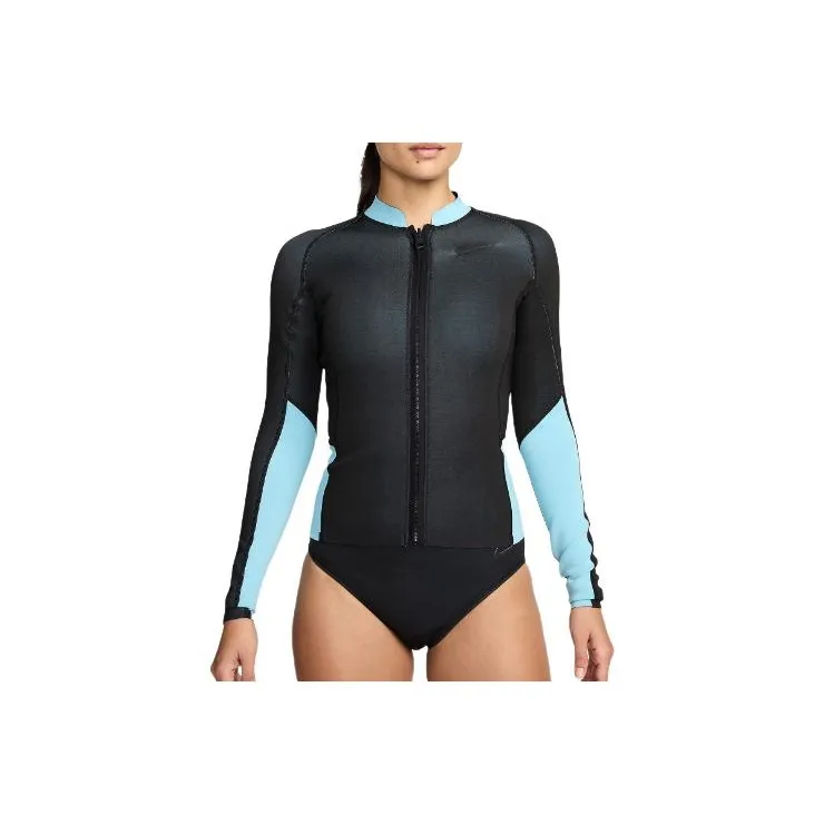 Nike Swim Fusion Women's Long-Sleeve Reversible Zip Shirt-0