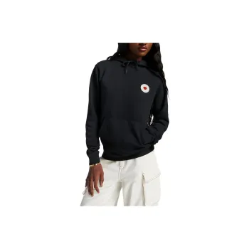 Converse Y2K Heart Pullover Hoodie Sweatshirt Women's Black