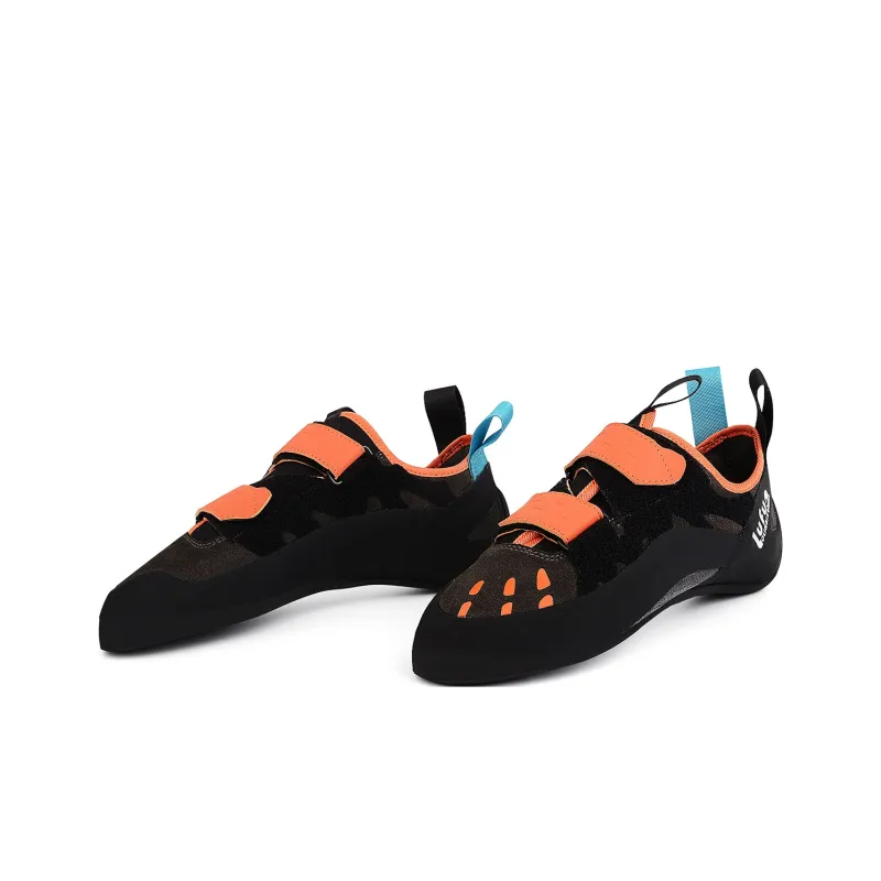 Land Axe Abrasion Resistant Slip Resistant Low Top Rock Climbing Shoes Unisex Orange-3