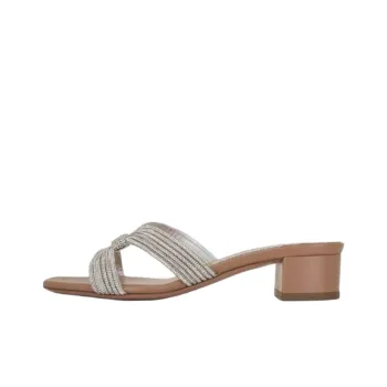 AQUAZZURA Slide Slippers 3.5cm Women's Champagne